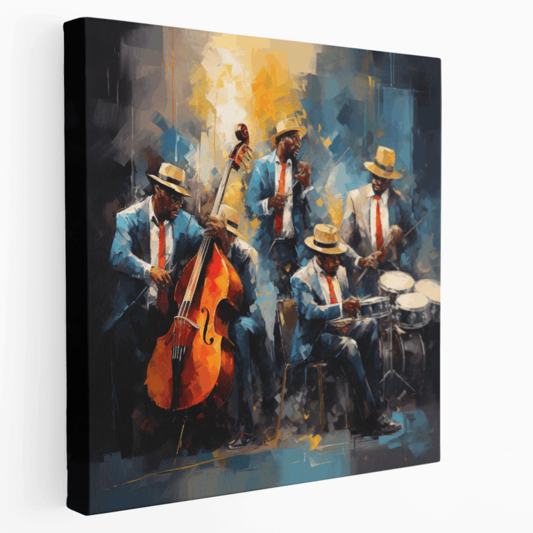 Jazz-Hop Etkisi Kanvas Tablo