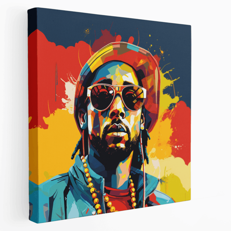 Rap İkonu Kanvas Tablosu