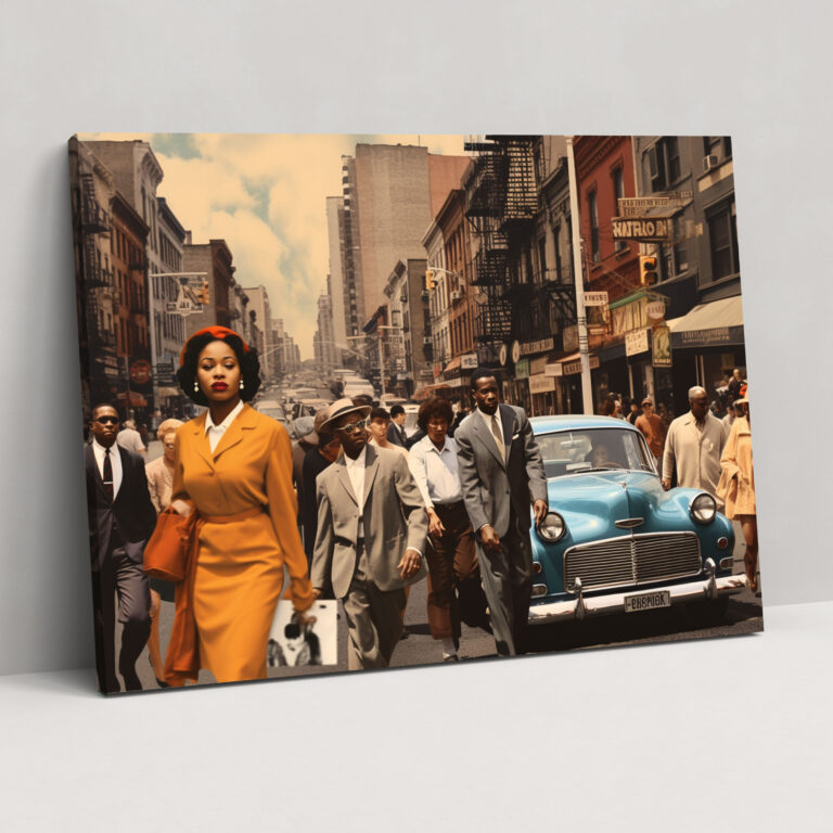 Harlem'in Simge Yapıları Kanvas Tablo - Ev Dekorasyonu Harlem