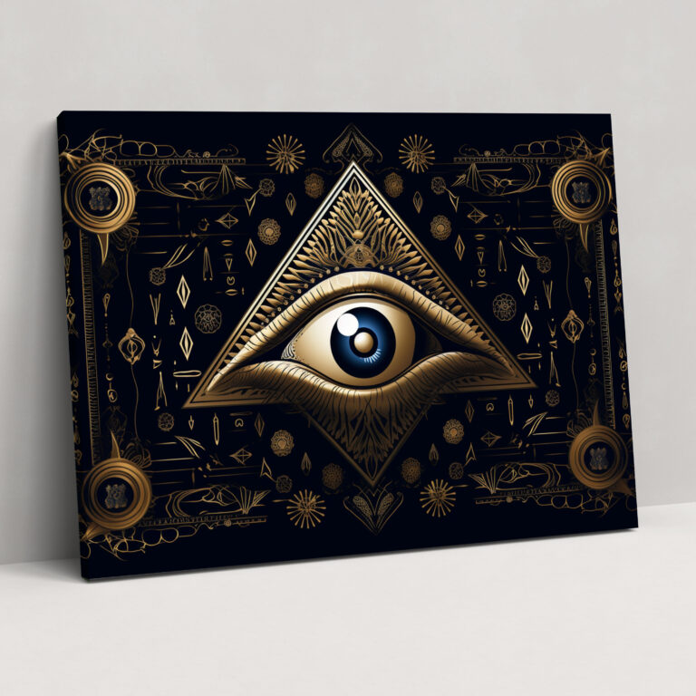 Illuminati Kanvas Tablo - Lüks Duvar Sanatı