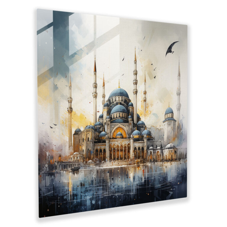 İstanbul Manzara Başyapıtı Cam Tablo - Grandeur Glass Print Ev Dekorasyonu