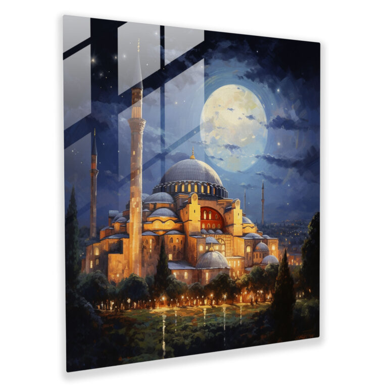 Majestic Glass Tablo Baskı