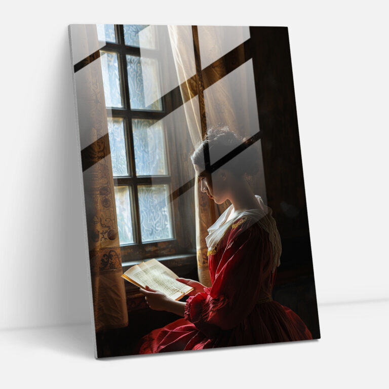 Johannes Vermeer Kanvas Tablo - Kadın Mektup Okur - Modern Sanat Duvar Dekorasyonu