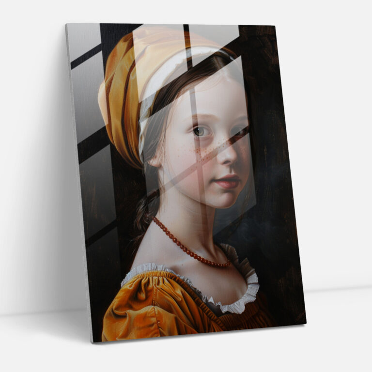 Johannes Vermeer Cam Tablo - Modern Sanat Ustası
