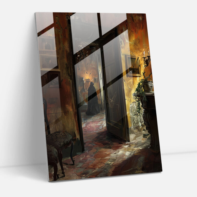 Johannes Vermeer Cam Tablo Duvar Dekorasyonu - Modern Sanat