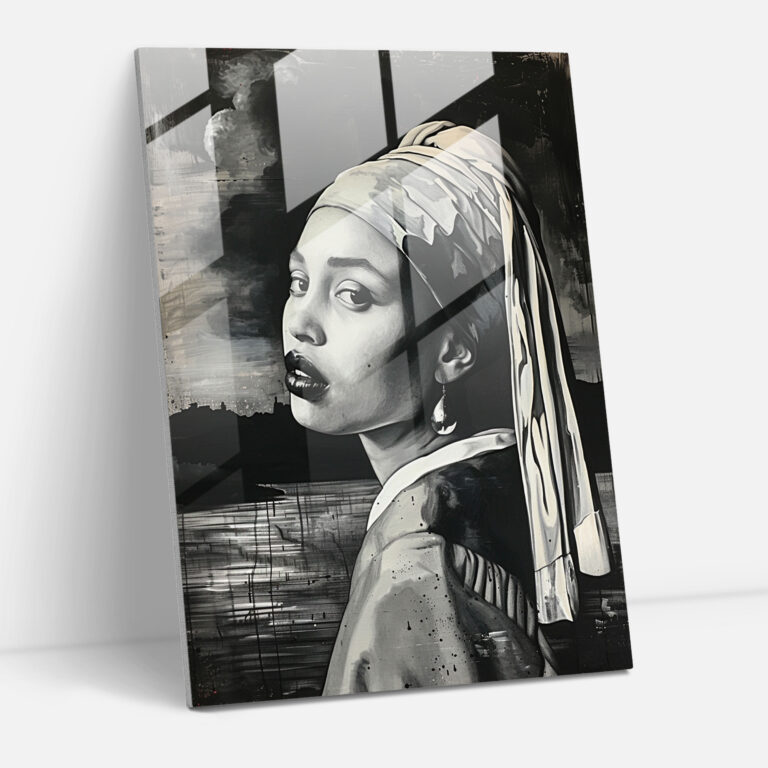 Johannes Vermeer Cam Tablosu - Johannes Vermeer Cam Sanatı Ev Dekorasyonu Duvar Dekorasyonu