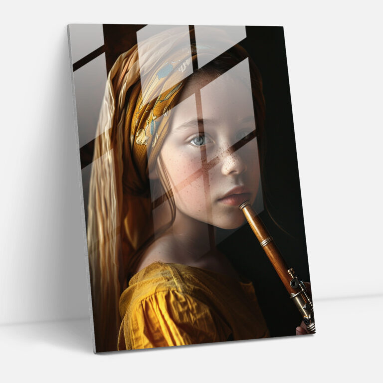 Johannes Vermeer Modern Sanat Cam Tablosu
