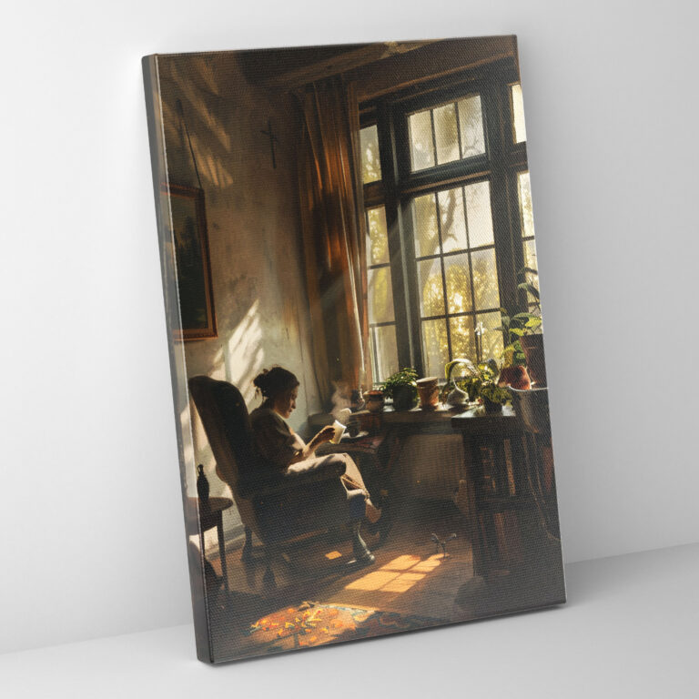 Johannes Vermeer Tarzı Duvar Sanatı - Kanvas Tablo Duvar Dekorasyonu