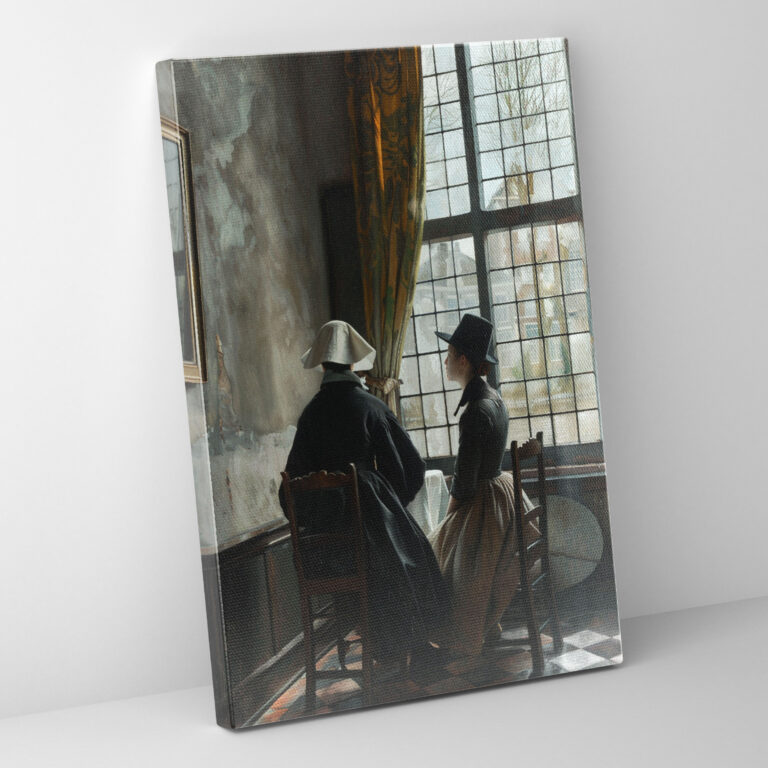 Johannes Vermeer Duvar Sanatı - Duvar Dekorasyonu Kanvas Duvar Tablosu