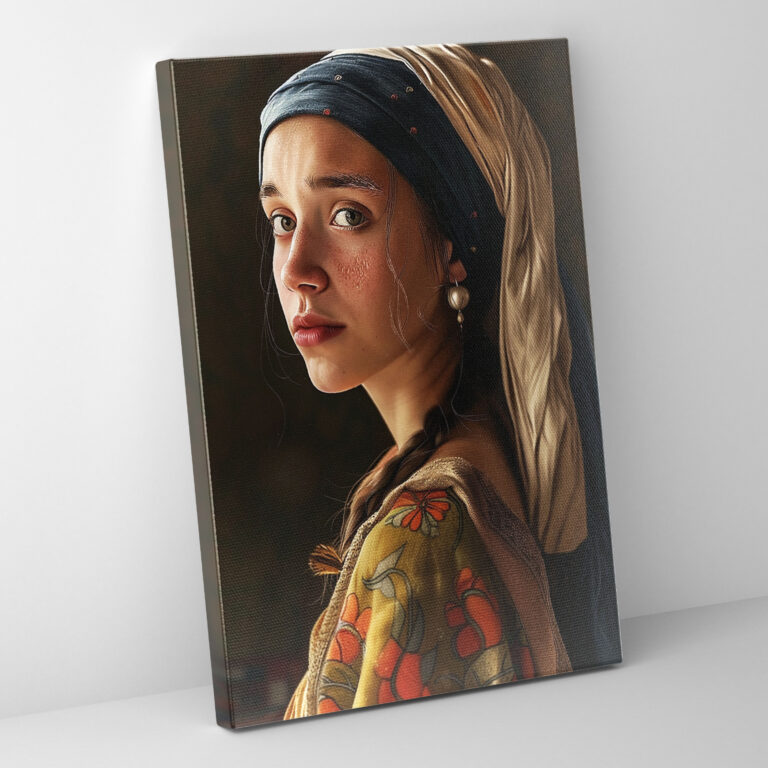 Johannes Vermeer Duvar Süsü - Ev Dekorasyonu İçin Kanvas Tablo