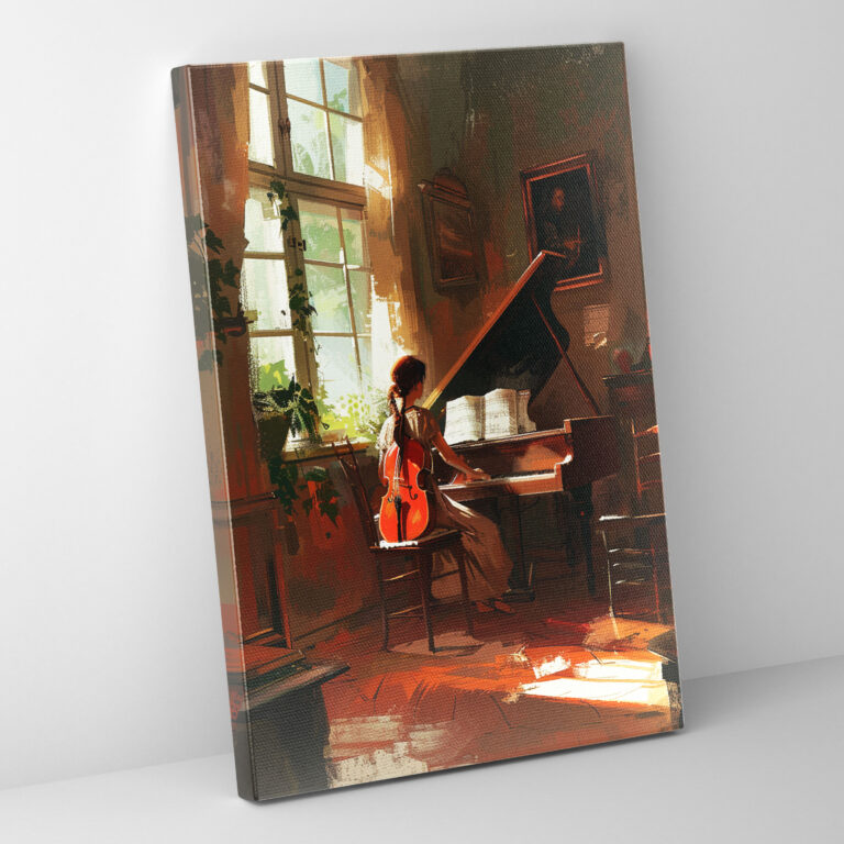 Johannes Vermeer Tablo Sanatı - Ev Dekorasyonu için Kanvas Tablolar