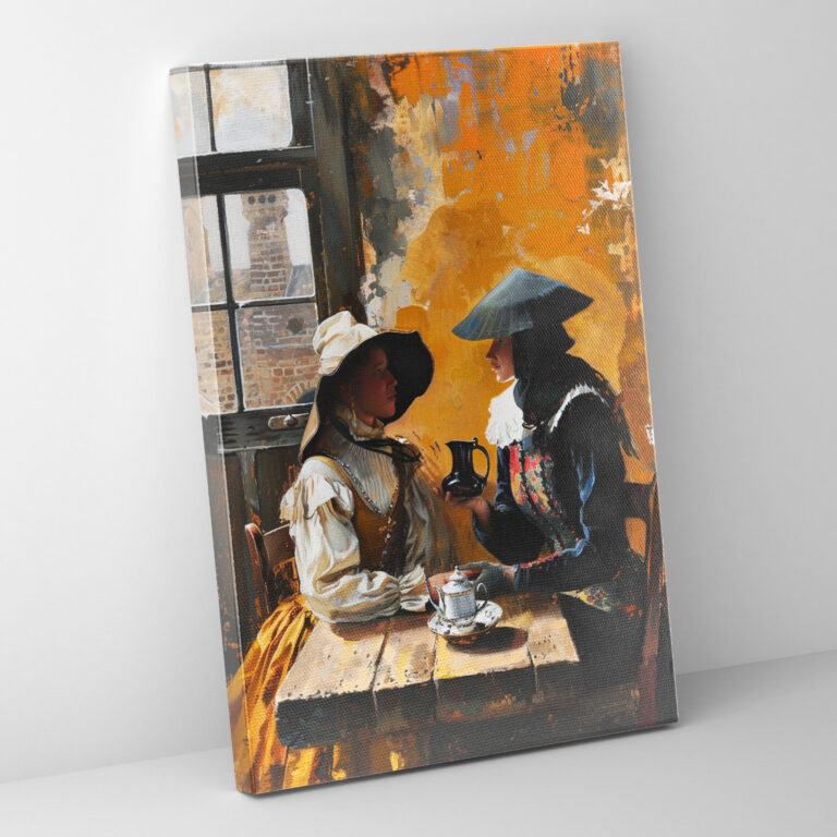 Johannes Vermeer Kanvas Tablo - Ev Dekorasyonu Tuval Baskı Tuval Duvar Sanatı