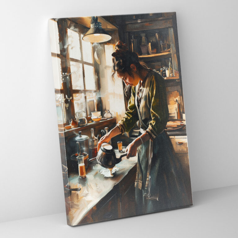 Johannes Vermeer Duvar Dekorasyonu - Ev Dekorasyonu Duvar Sanatı Kanvas Tablo
