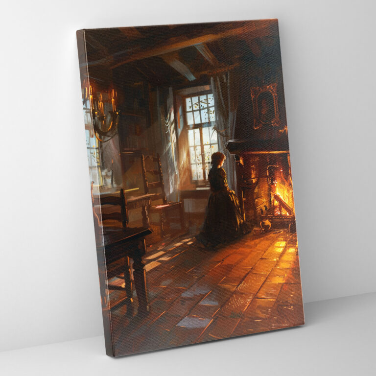 Johannes Vermeer Kanvas Tablo Duvar Sanatı - Ev Dekorasyonu Duvar Sanatı