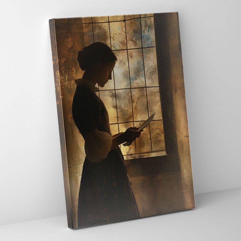 Johannes Vermeer Tablo Baskısı Duvar Dekorasyonu - Johannes Vermeer Duvar Sanatı Ev Dekorasyonu