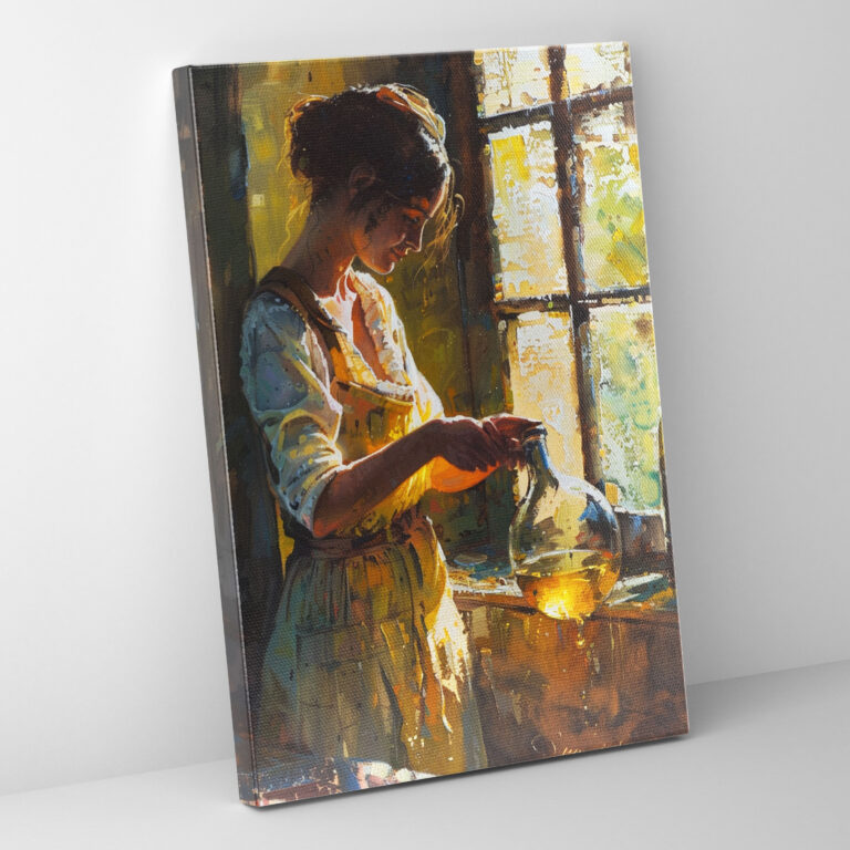 Johannes Vermeer Duvar Dekorasyonu Kanvas Tablo - Duvar Sanatı Kanvas Kanvas Duvar Sanatı
