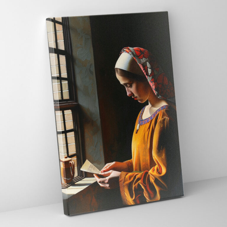 Johannes Vermeer Duvar Sanatı - Kanvas Tablo Duvar Sanatı