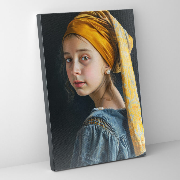 Johannes Vermeer Duvar Dekorasyonu - İnci Küpeli Kız - Ev Dekorasyonu Kanvas Tablo