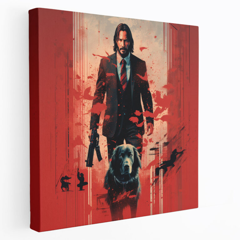John Wick Kanvas Tablo - Sinematik Başyapıt - Ev Dekorasyonu Duvar Sanatı
