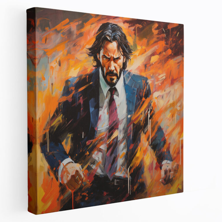 John Wick Kanvas Tablo - Duvar Dekorasyonu ve Sanatı için John Wick Tasarımı