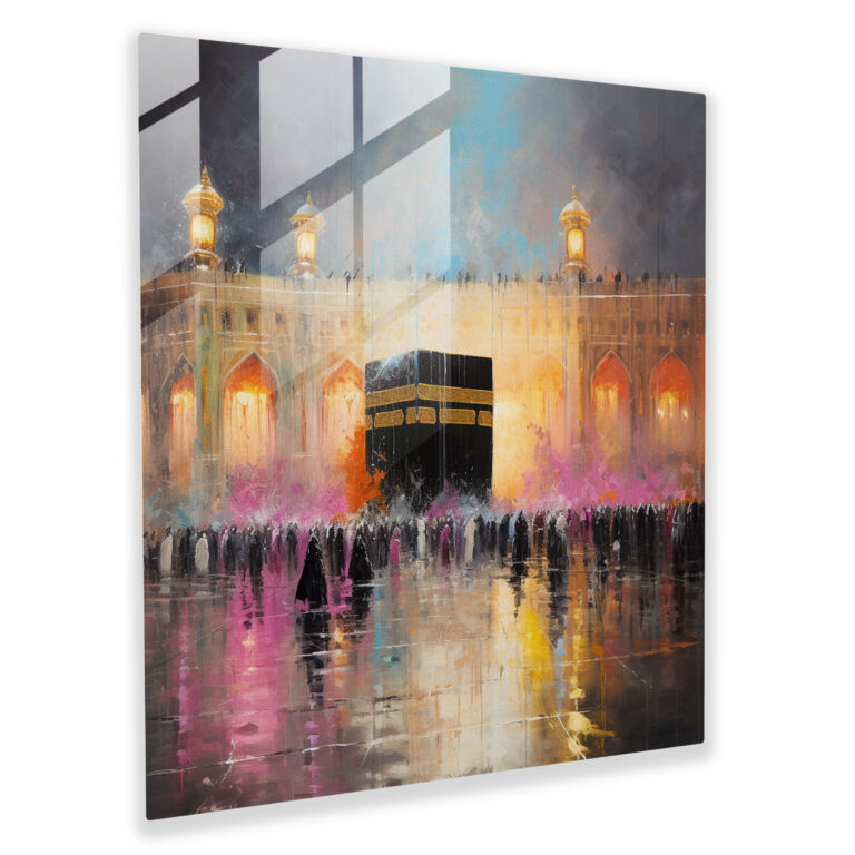 İzlenimci Cam Tablo - Kabe İzlenimi - Kabe İzlenimcilik Duvar Dekorasyonu