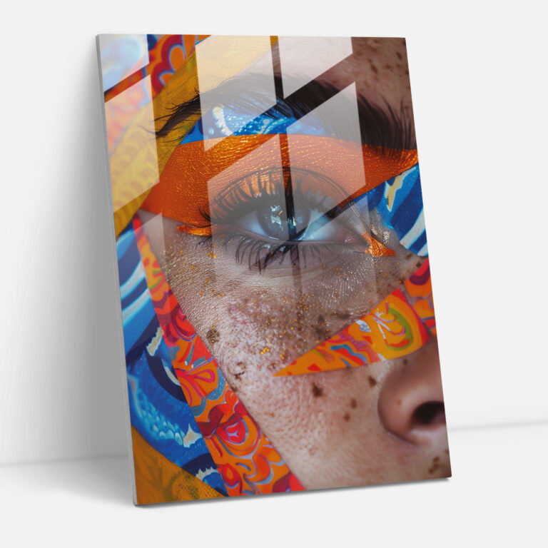 Frida Kahlo Tarzı Cam Tablo Sanatı - Frida Kahlo Eserleri Frida Kahlo Tarzı Ev Dekorasyonu Canlı Desenler