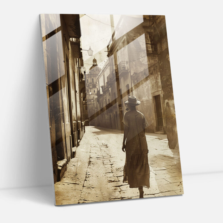 Frida Kahlo Tarzı Cam Tablo - Frida Kahlo Eserleri Ev Dekorasyonu Benzersiz Vintage