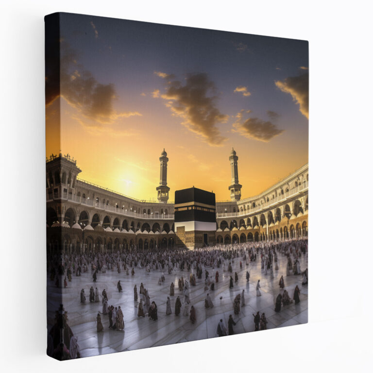 Kaabe Duvar Sanatı - Kanvas Tablo Huzur Sükunet Veren Fotoğraf