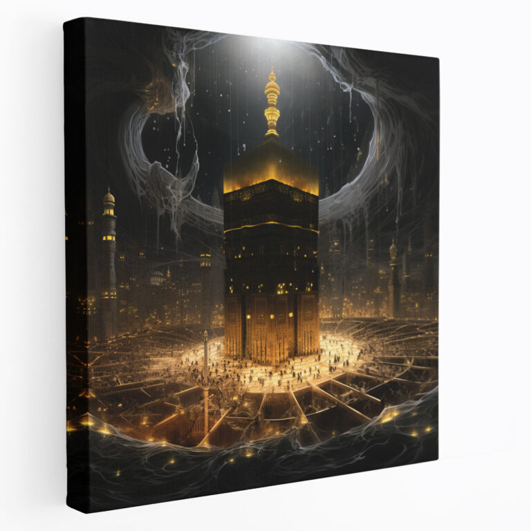 Kaaba Kanvas Tablo - Duvar Dekorasyonu ve Sanatı