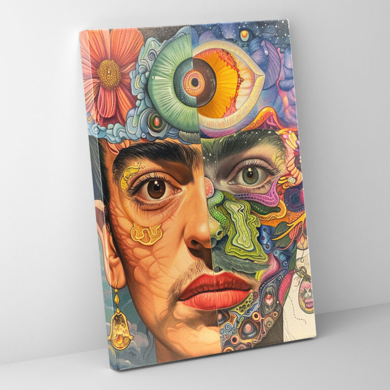 Frida Kahlo Tarzı Duvar Dekorasyonu - Kanvas Ev Dekorasyonu