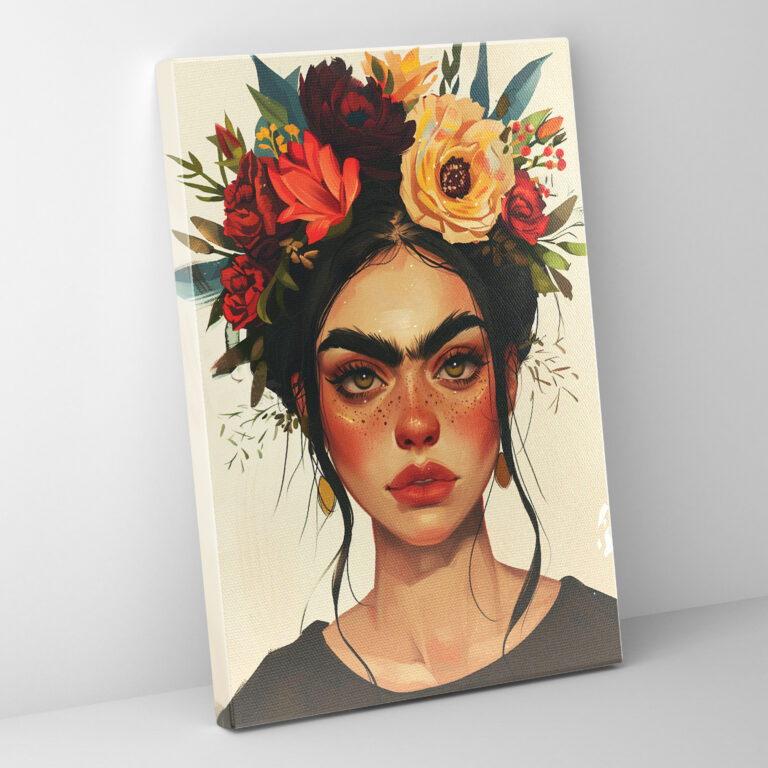 Frida Kahlo Tarzı Duvar Dekorasyonu - Duvar Sanatı Ev Dekorasyonu Frida Kahlo Tarzı