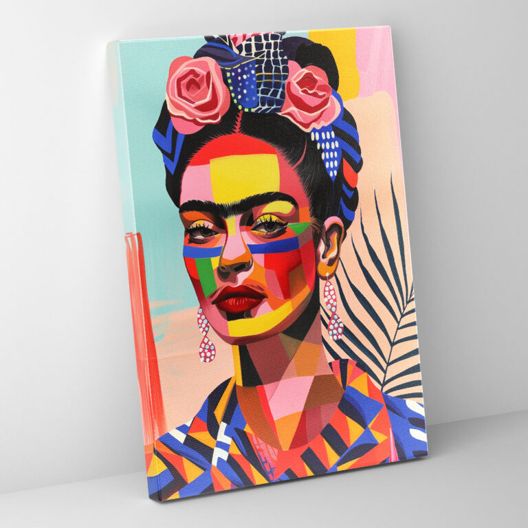 Frida Kahlo Tarzı Duvar Dekorasyonu - Frida Kahlo Duvar Dekorasyonu Ev Dekorasyonu Kanvas Tablo Sanatı