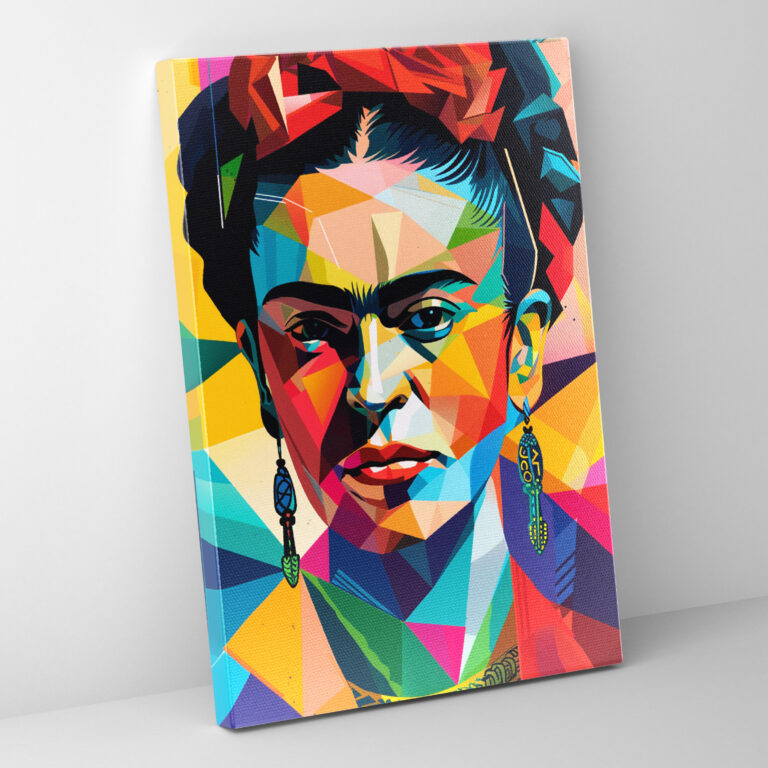 Frida Kahlo Tarzı Kanvas Tablo - Frida Kahlo Kanvas Duvar Sanatı Duvar Dekorasyonu