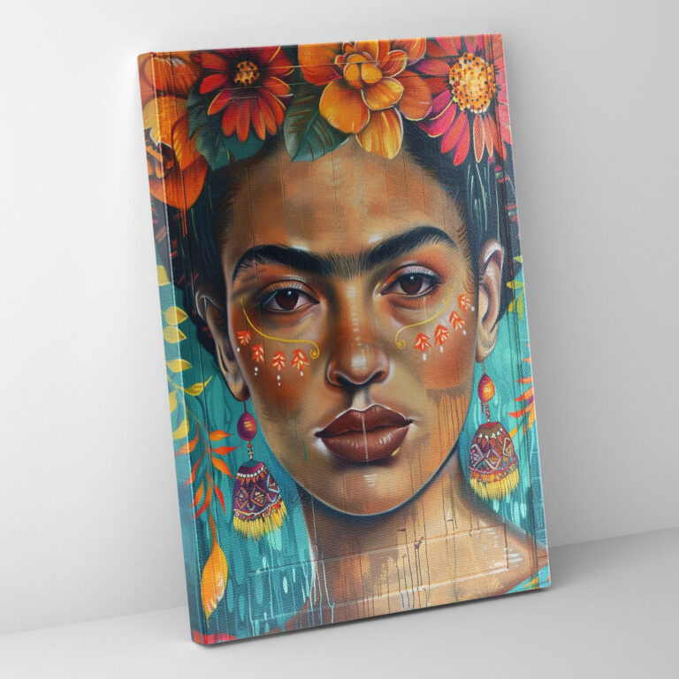 Frida Kahlo Tarzı Duvar Dekorasyonu - Duvar Sanatı Ev Dekorasyonu