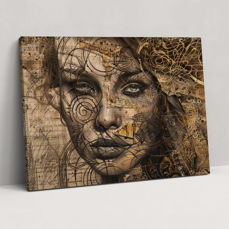 Leonardo Da Vinci Duvar Dekorasyonu - Kanvas Tablo Leonardo Da Vinci Temalı Duvar Süsü