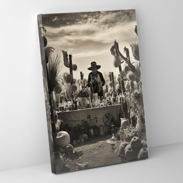 Los Muertos Siyah Beyaz Kanvas Tablo - Los Muertos Siyah Beyaz Fotoğrafçılık