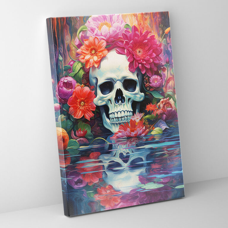 Los Muertos Kanvas Tablo - Surrealist ve Ölümlülük Temalı Eser