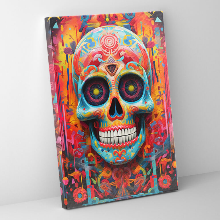 Los Muertos Duvar Sanatı - Modern Tasarımlı Kanvas Tablo