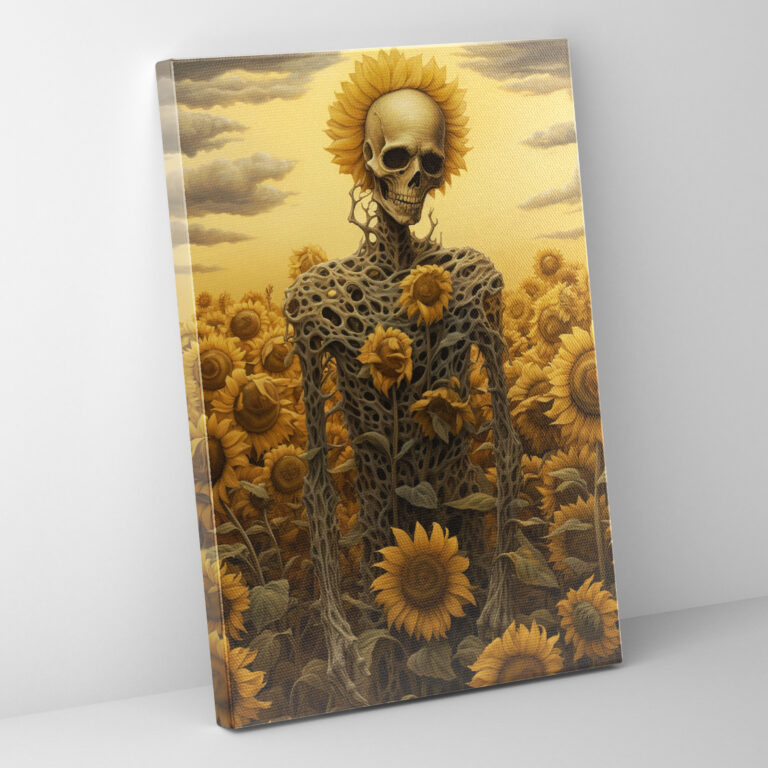 Los Muertos Manzara Sanatı - Rüya Gibi Manzara İskelet Figürler