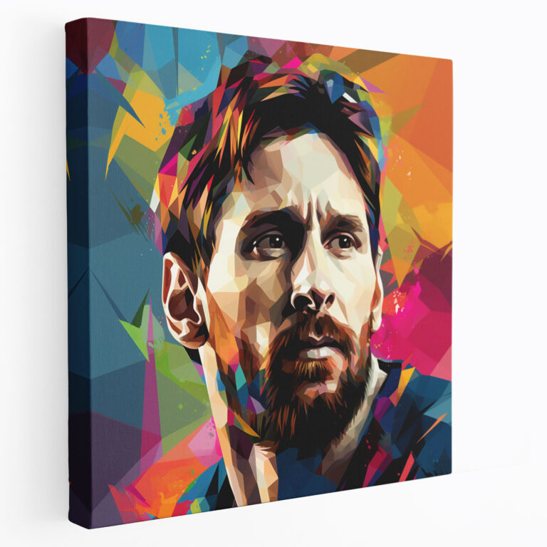 Lionel Messi Kanvas Tablo - Pop Art Duvar Sanatı