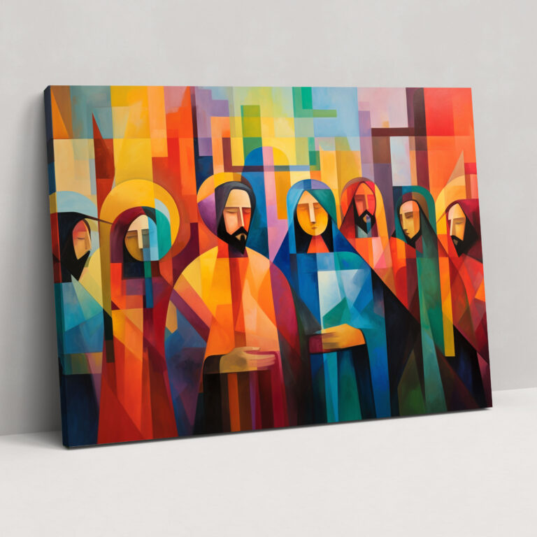 İsa'nın Son Akşam Yemeği Duvar Dekorasyonu - İsa'nın Son Akşam Yemeği Kanvas Tablo Sanatı Ev Dekorasyonu