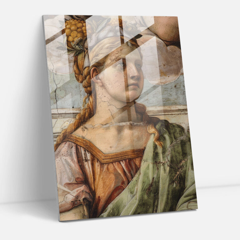 Mannerism Duvar Dekorasyonu - İnce Alegorik Resim - Kanvas Tablo Cam Sanatı Modern Sanat