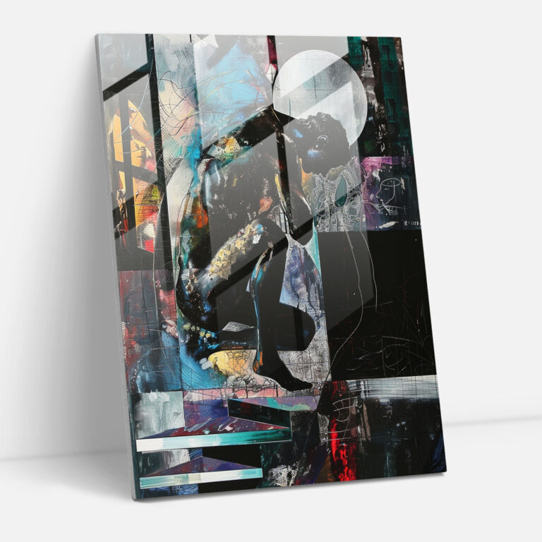 Mannerism Cam Sanatı - Modern Sanat Cam Duvar Tablosu