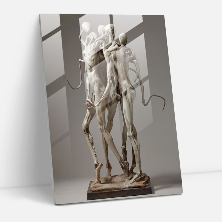 Mannerism Cam Tablo - Mannerism Ev Dekorasyonu Modern Sanat