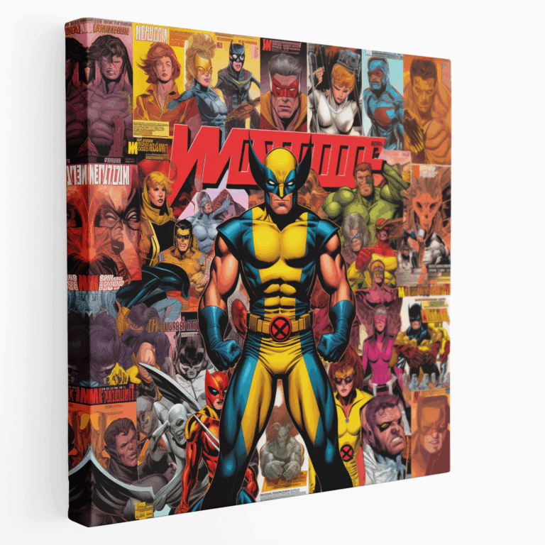 X-Men Evrim Çizgi Roman Koleksiyonu Kanvas Tablo Baskı