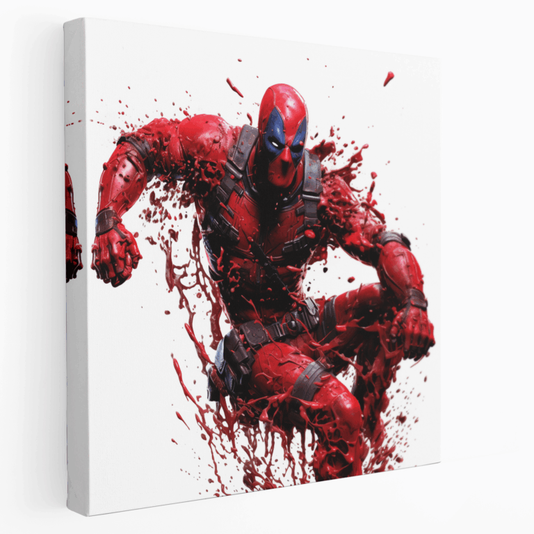 Deadpool Harekette Kanvas Tablo
