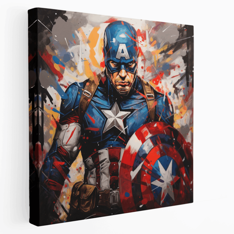 Marvel Simgecilik Temalı Kanvas Tablo
