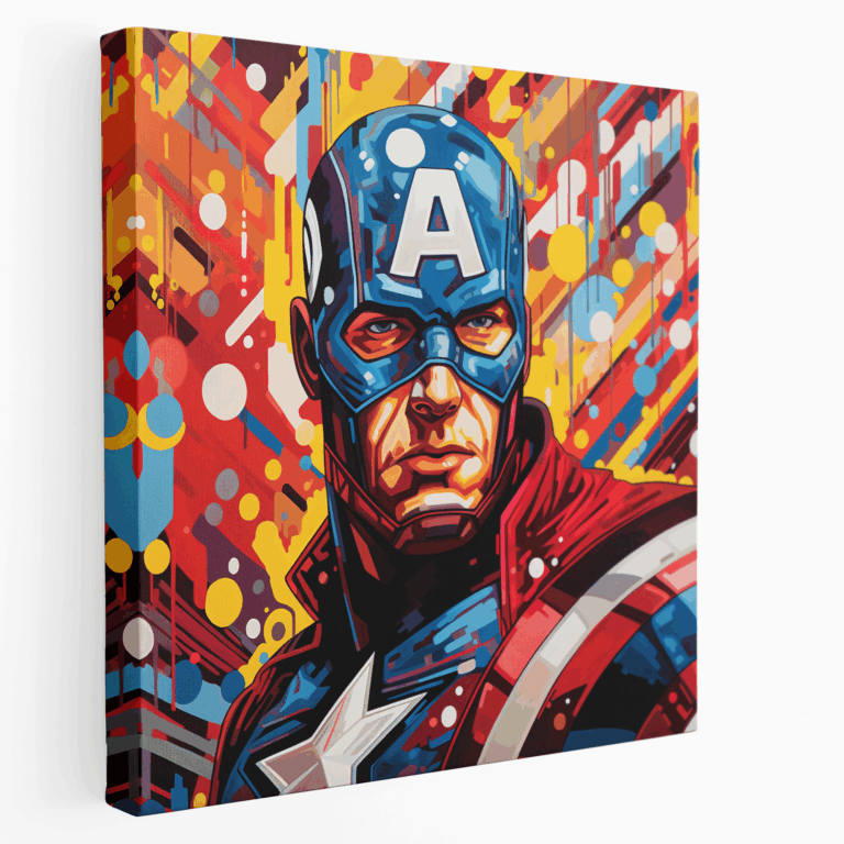 Marvel Pop Art Patlama Kanvas Tablo Baskı