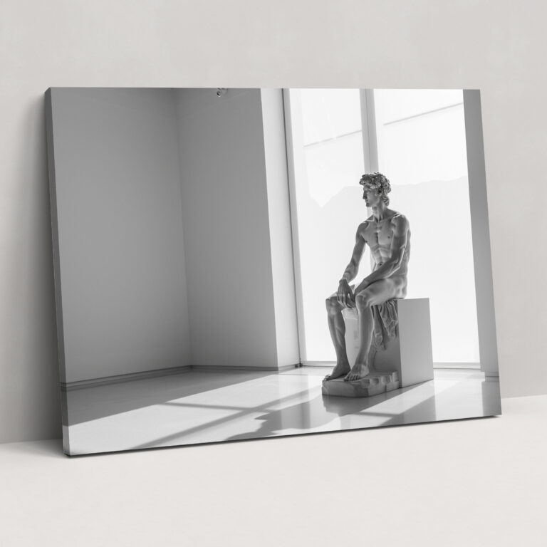 Modern Michelangelo Kanvas Tablo - Michelangelo Duvar Sanatı Kanvas Tablo Sanatı