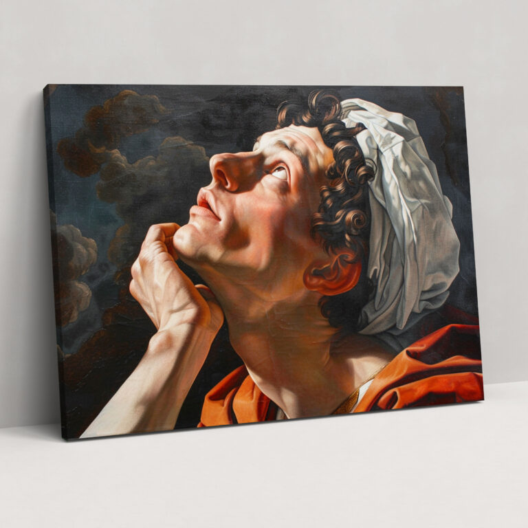 Michelangelo Kanvas Tablo - Libya Sibyl Duvar Dekorasyonu